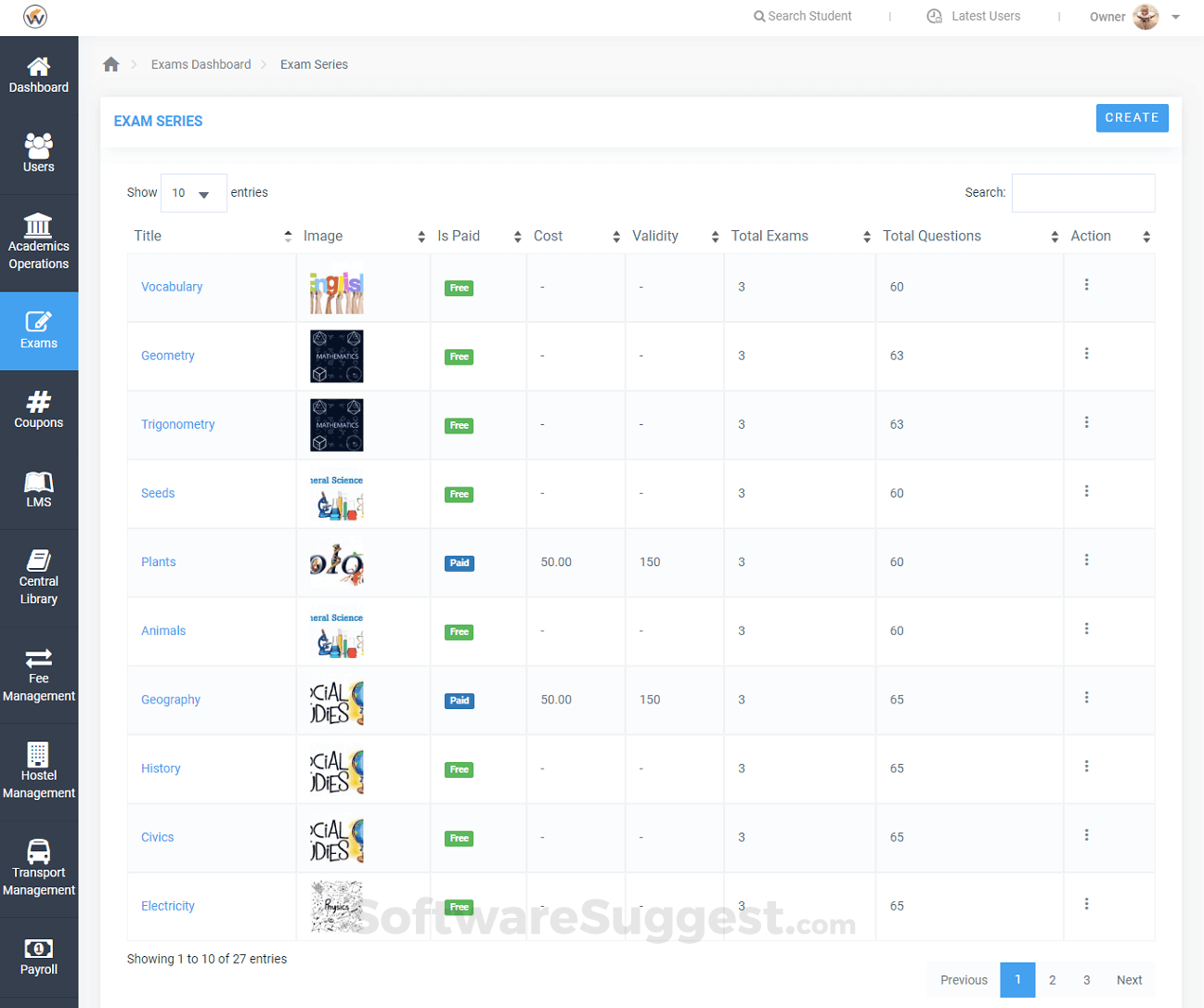 W School Management ERP Small Screenshot 3